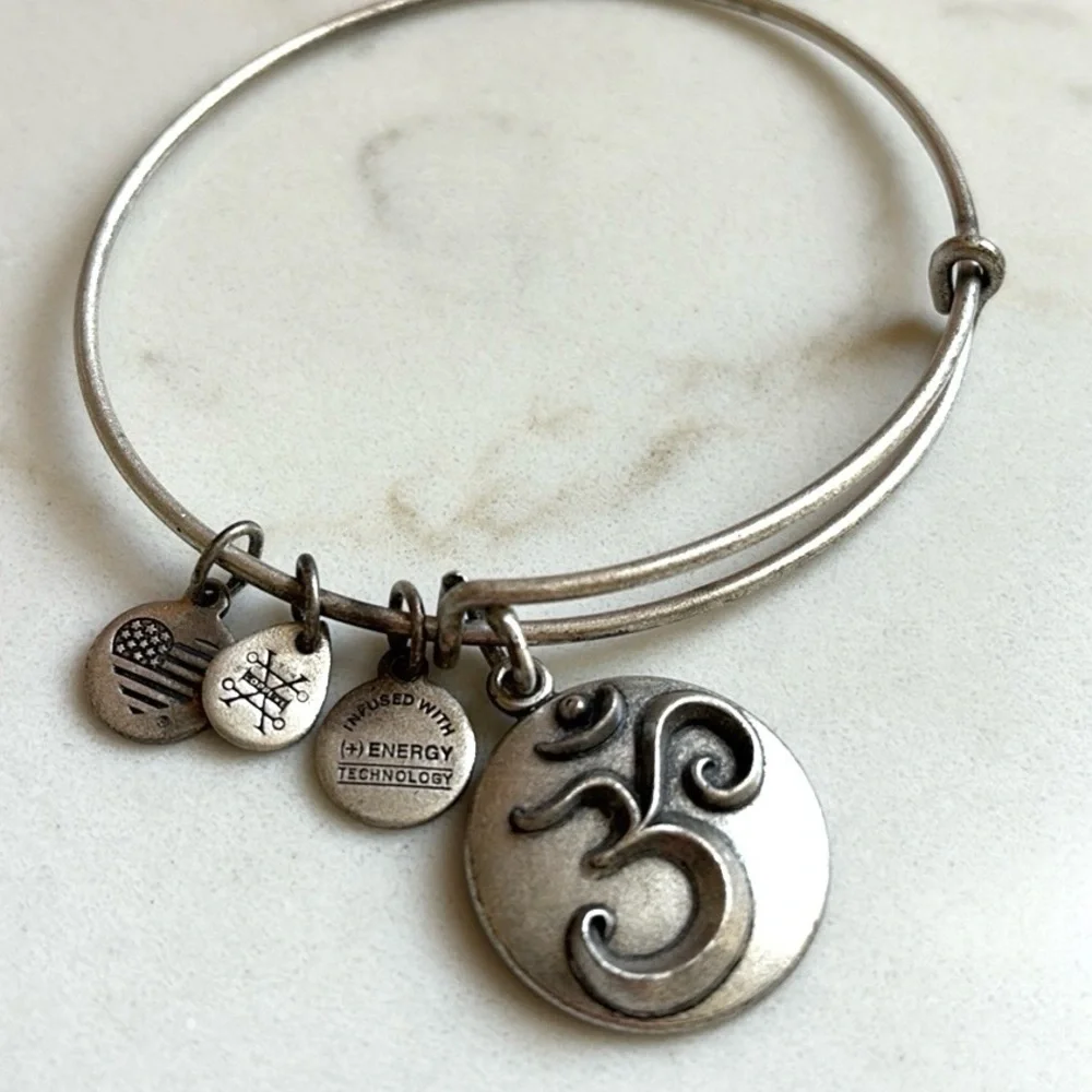 ALEX AND ANI OM Bracelet Silver
